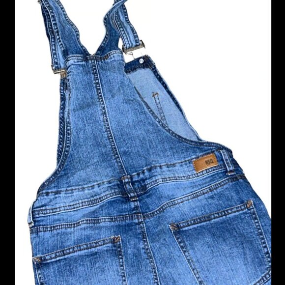 RSQ Tilly’s boyfriend ripped women’s denim overalls 3 26 - Picture 6 of 10